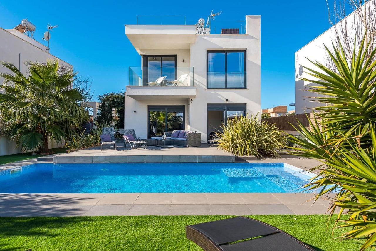 Villa 11 Oasis Del Mare, 5Min Strand, Wifi, Klima, Fussbodenheizung Sa Rapita Bagian luar foto