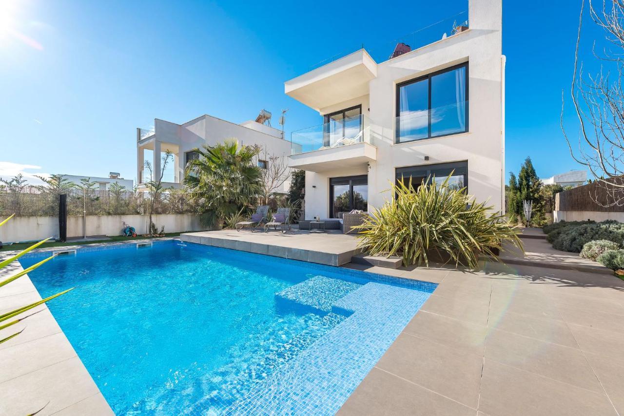 Villa 11 Oasis Del Mare, 5Min Strand, Wifi, Klima, Fussbodenheizung Sa Rapita Bagian luar foto
